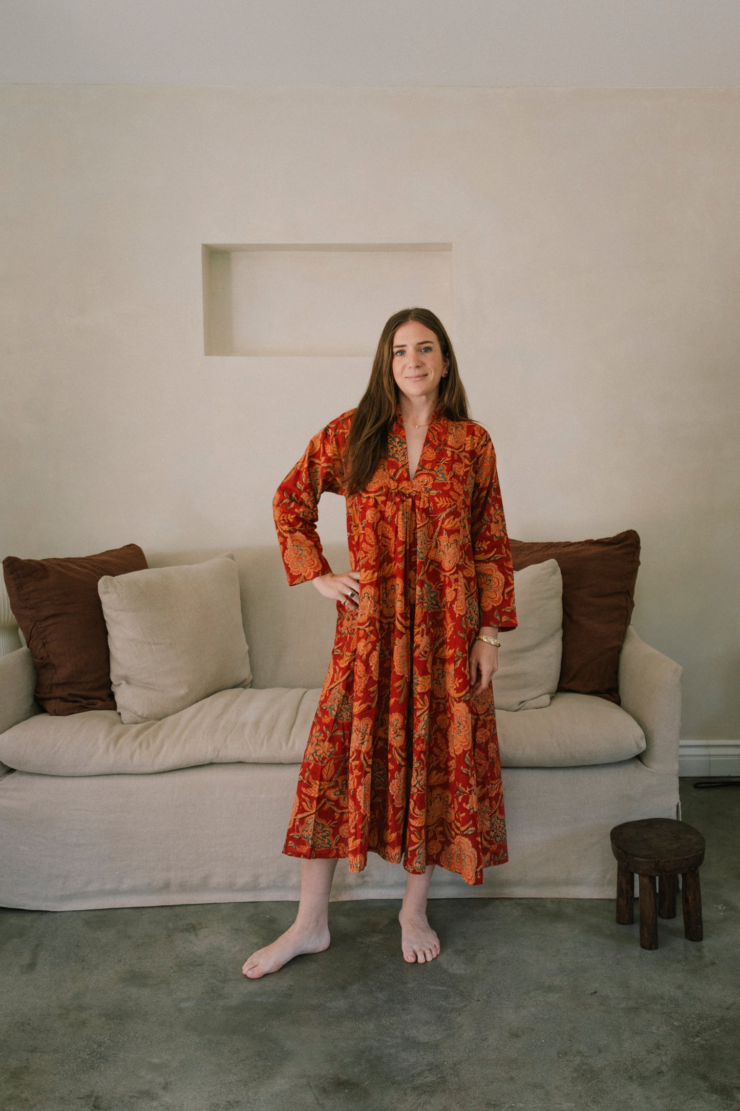 The Sadie Dress - Sangria